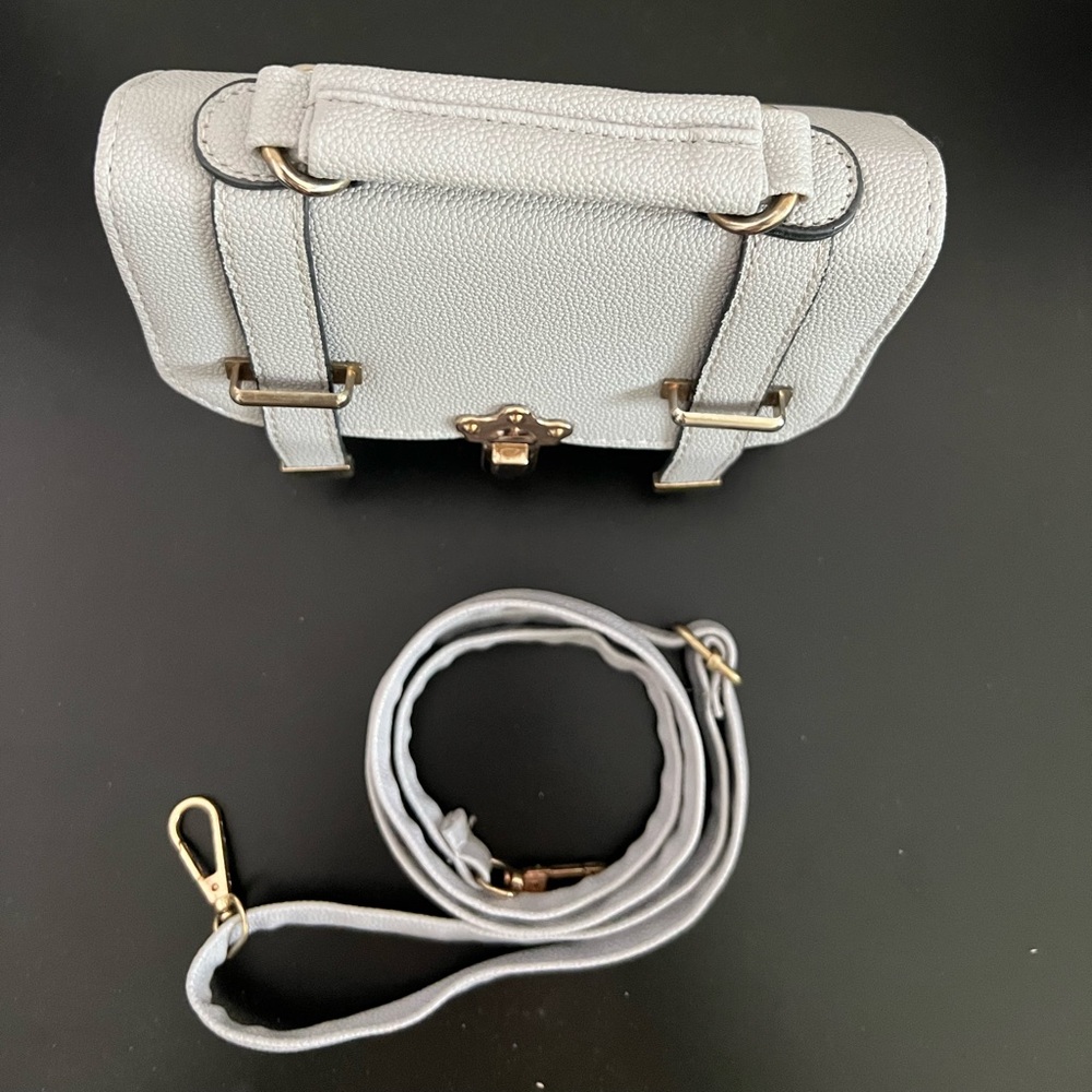 Grey crossbody bag